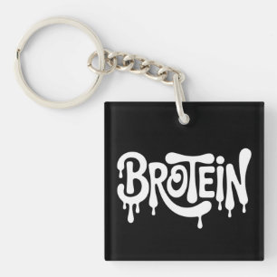 Porte-clefs Brotein Protein Funny Bro Gym LGBTQ Gay pride Ally