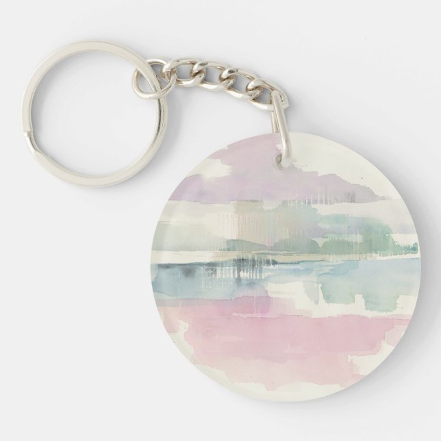 Porte-clefs Brouillard de levage | aux pastels mous (Devant)