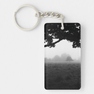 Porte-clefs Brouillard de matin émergeant des arbres