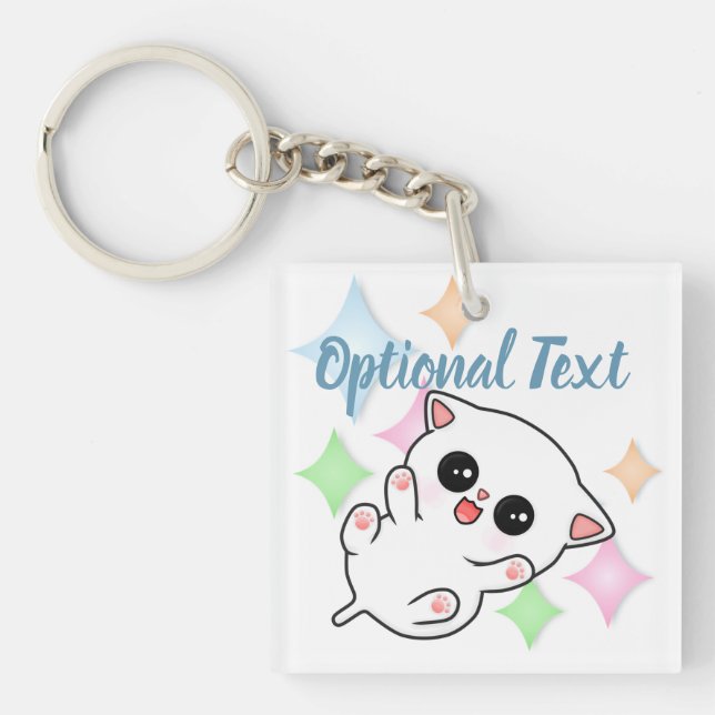 Porte-clefs Brouille du ventre Heure Kitten (Devant)