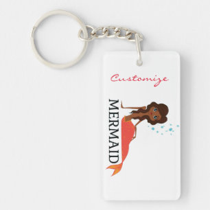 Porte-clefs Brunette Mermaid Thunder_Cove