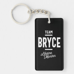 Porte-clefs Bryce Nom Personnalisé Anniversaire Cadeau