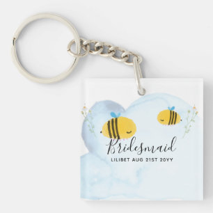Porte-clefs BUDGET Bridesmaid Fête de la mariée Dons Bumble BE