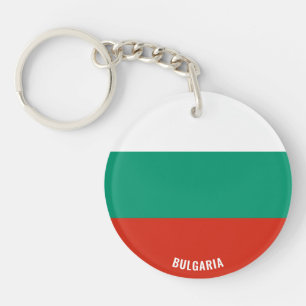 Porte-clefs Bulgarie Drapeau charmant patriotique