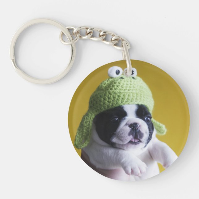 Porte-clefs Bulldog français (Devant)