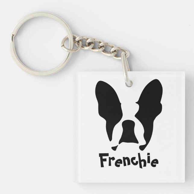 Porte-clefs bulldog français (Devant)