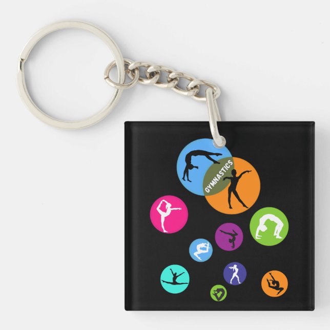Porte-clefs Bulle de gymnastique (Devant)