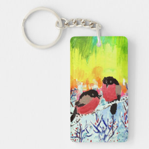 Porte-clefs Bullfinch Birds