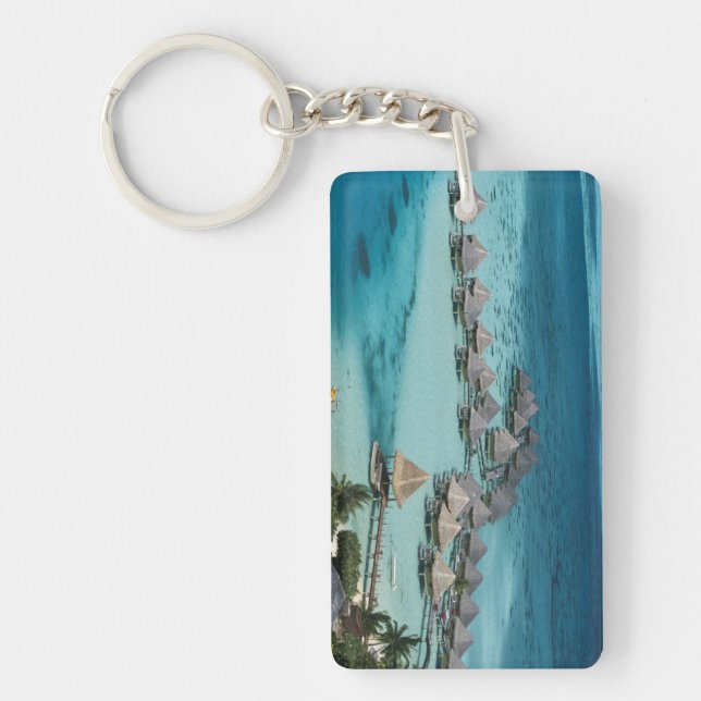 Porte-clefs Bungalows de l'hôtel Beachcomber (Devant)