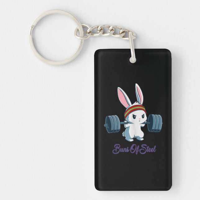 Porte-clefs Buns Of Sl Ness Rabbit Bunny Lover (Devant)