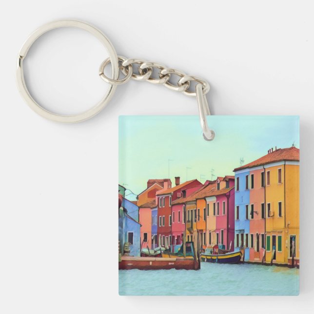 Porte-clefs BURANO - Lagon vénitien Venise - Burano (Devant)