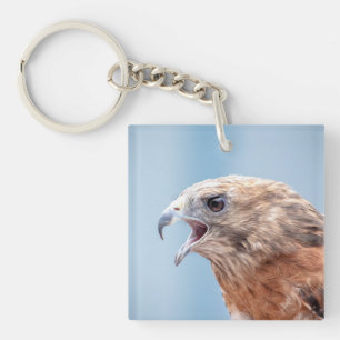 Porte-clefs Buse à épaulettes rouge