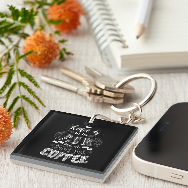 Porte-clefs Ça sent le café  (Créateur téléchargé)