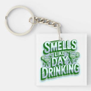 Porte-clefs Ça sent le verre du jour