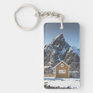 Porte-clefs Cabine jaune Lofoten