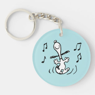Porte-clefs cacahuètes   Snoopy Dancing