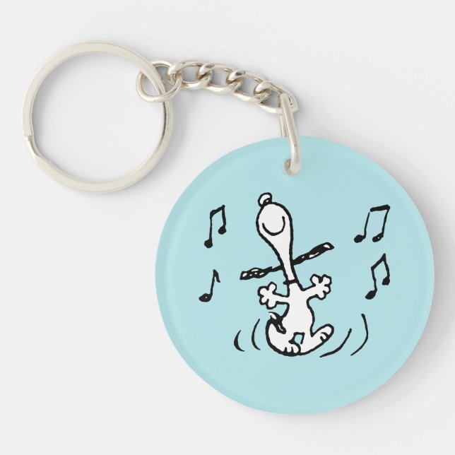 Porte-clefs cacahuètes | Snoopy Dancing (Devant)