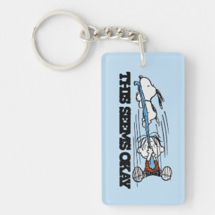 Porte-clefs cacahuètes   Snoopy & Linus