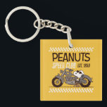 Porte-clefs cacahuètes | Snoopy Speed Club<br><div class="desc">Découvrez ce design amusant de cacahuètes avec Snoopy.</div>