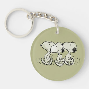 Porte-clefs cacahuètes Snoopy Walking Tall