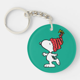 Porte-clefs cacahuètes   Snoopy Winter Beanie Casquette