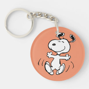 Porte-clefs cacahuètes   Une Danse Heureuse Snoopy