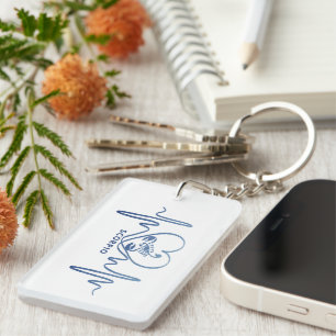 Porte-clefs Cadeau Astrologie Scorpion Rythme Cardiaque