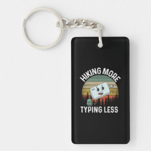 Porte-clefs Cadeau Camper Randonnée Plus Taper Moins Anniver