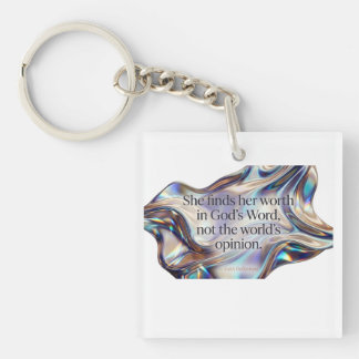 Porte-clefs Cadeau Chrétien esthétique mignon ; Valeur dans la