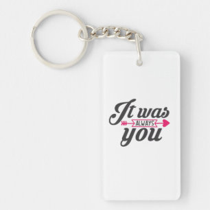 Porte-clefs Cadeau Couple C'Était Toujours Vous