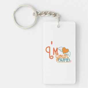 Porte-clefs Cadeau Couple Je Suis Votre Cupide