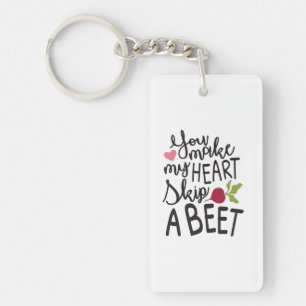 Porte-clefs Cadeau Couple Vous Faites De Mon Coeur Une Beète