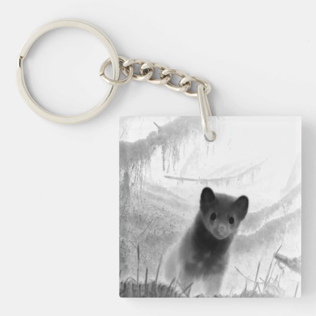 Porte-clefs Cadeau Créature Surnaturelle de la Forêt de la Mar (Devant)