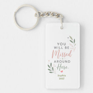 Porte-clefs Cadeau d'adieu personnalisé pour la retraite d'un