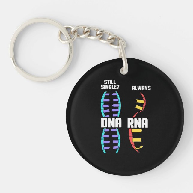 Porte-clefs Cadeau d'anniversaire | Maître Biologiste ADN Et A (Devant)
