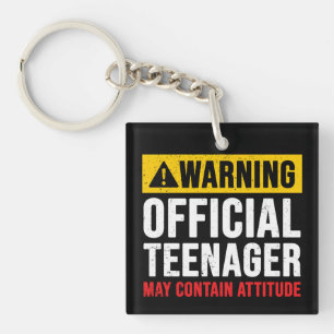 Porte-clefs Cadeau d'anniversaire officiel d'adolescent 13 ans