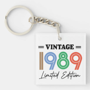 Porte-clefs Cadeau d'anniversaire vintage Personnalisé