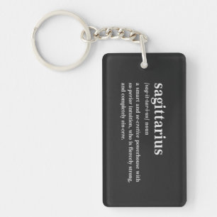 Porte-clefs Cadeau d'astrologie esthétique Définition Sagittai