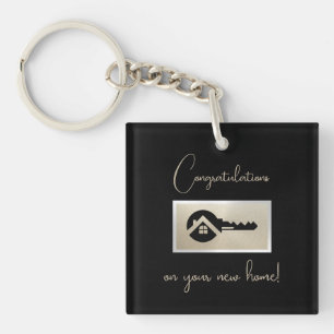 Porte-clefs Cadeau de Clôture de Champagne à Paillettes Clé No