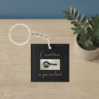 Porte-clefs Cadeau de Clôture de Champagne à Paillettes Clé No