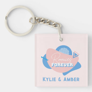 Porte-clefs Cadeau de colocation Nom personnalisé "Roomies For