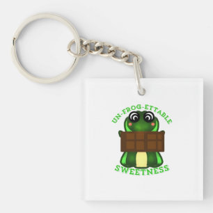 Porte-clefs Cadeau de grenouille de douceur personnalisé inoub