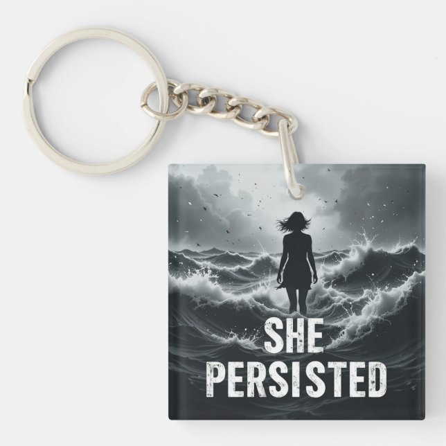 Porte-clefs cadeau de jour pour femmes (Devant)