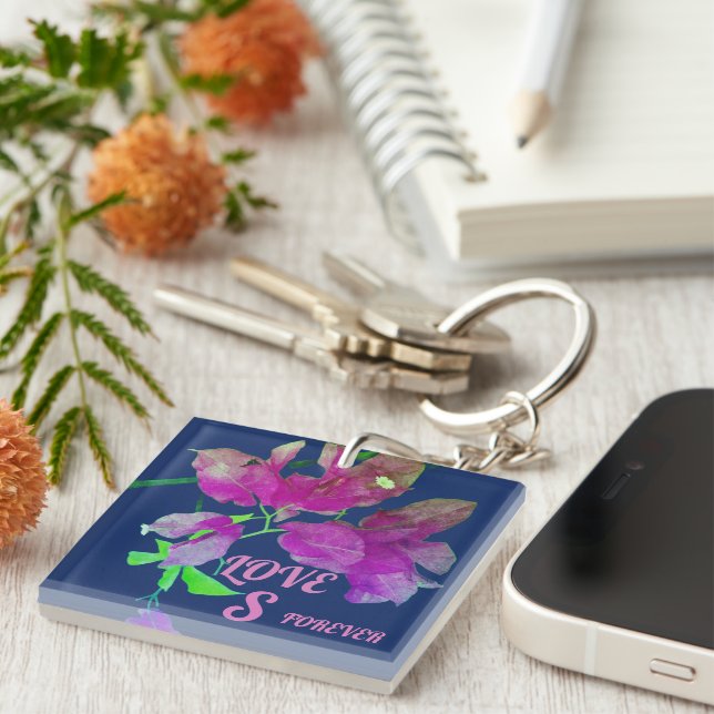 PORTE-CLEFS CADEAU DE LA SAINT-VALENTIN MARI ÉPOUSE PETITE AMI (Devant Droit)