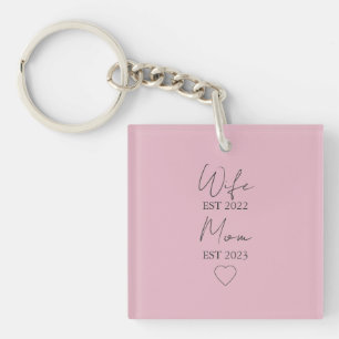 Porte-clefs Cadeau de la Saint-Valentin minimaliste pour femme