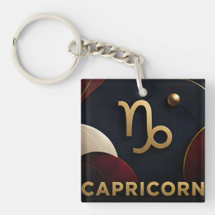 Porte-clefs Cadeau de luxe Capricorne Zodiaque Astrologie Céle