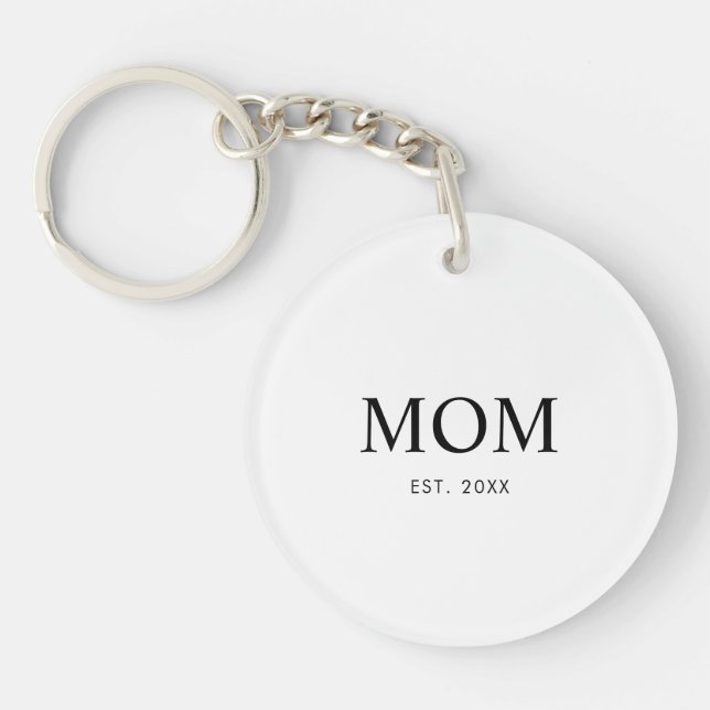 Porte-clefs Cadeau de maman établie maman (Devant)