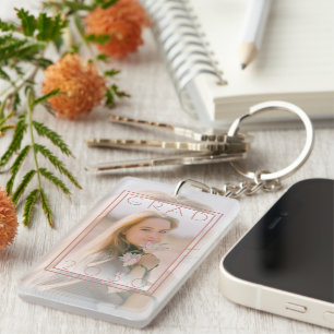 Porte-clefs Cadeau de photo de diplômé personnalisé