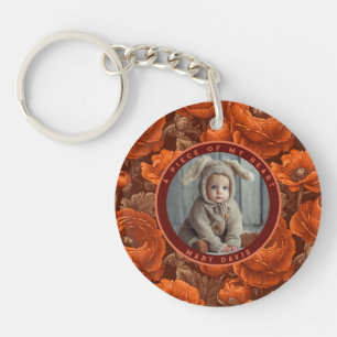Porte-clefs Cadeau de souvenir exotique Ranunculus personnalis