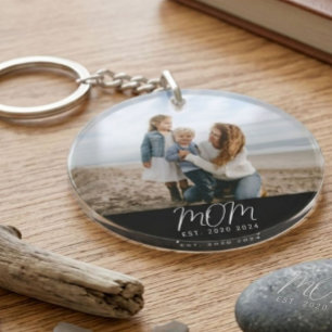 Porte-clefs Cadeau de souvenir photo de style moderne établi p